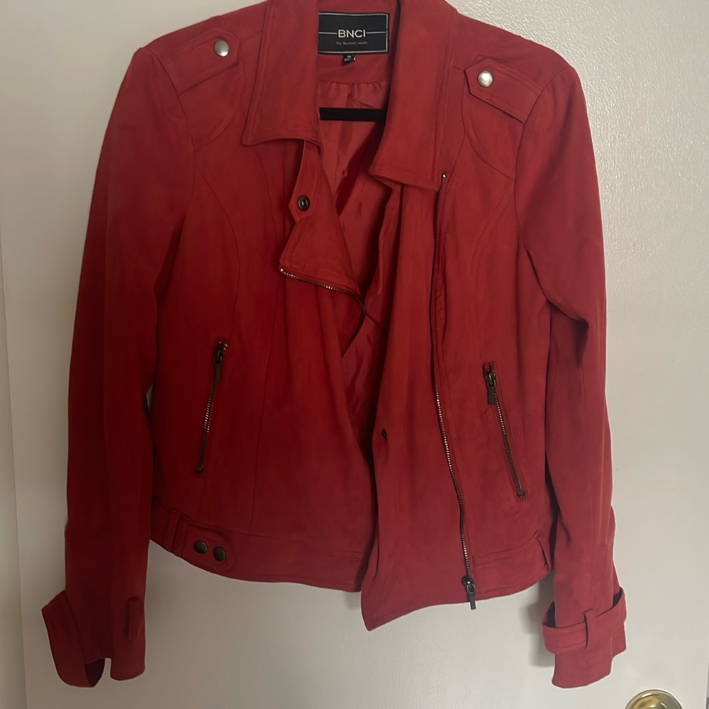 Faux Suede Rust Jacket